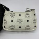 Multipochette Visetos Canvas Black White Cognac