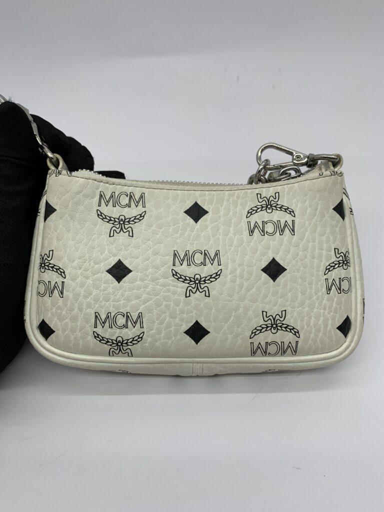 Multipochette Visetos Canvas Black White Cognac