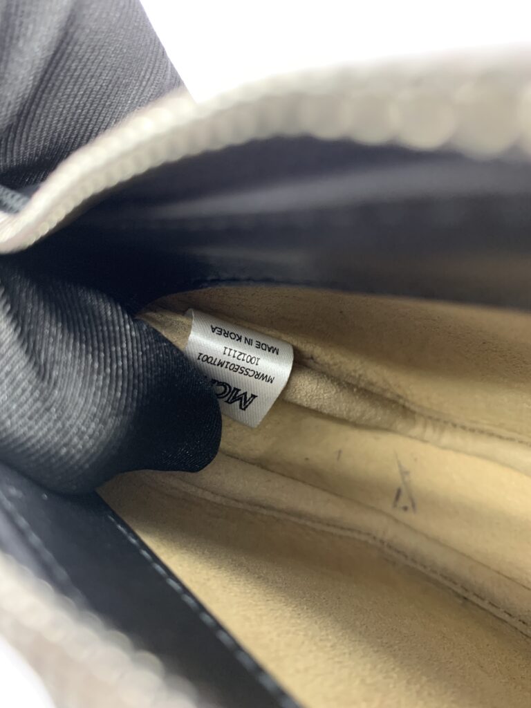 Multipochette Visetos Canvas Black White Cognac