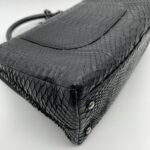 Coco Handle Large Python Black