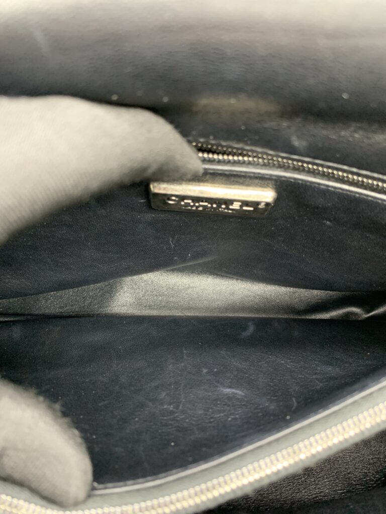 Coco Handle Large Python Black