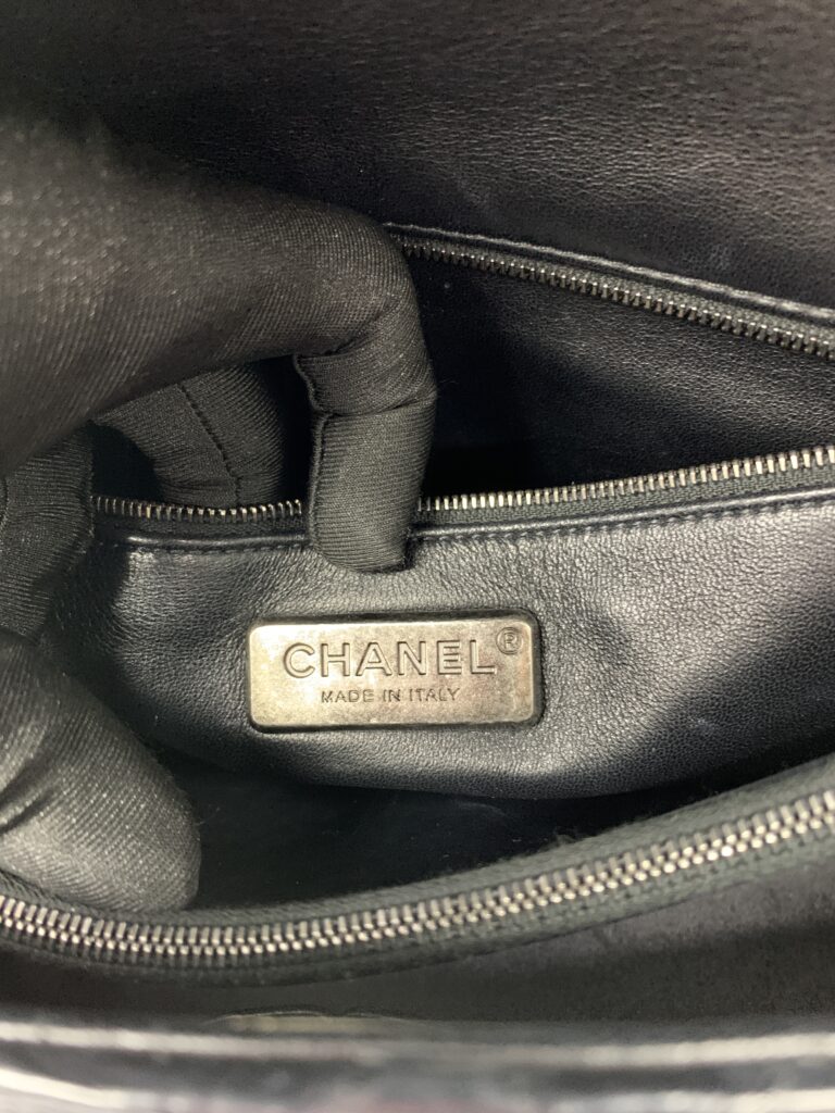 Coco Handle Large Python Black