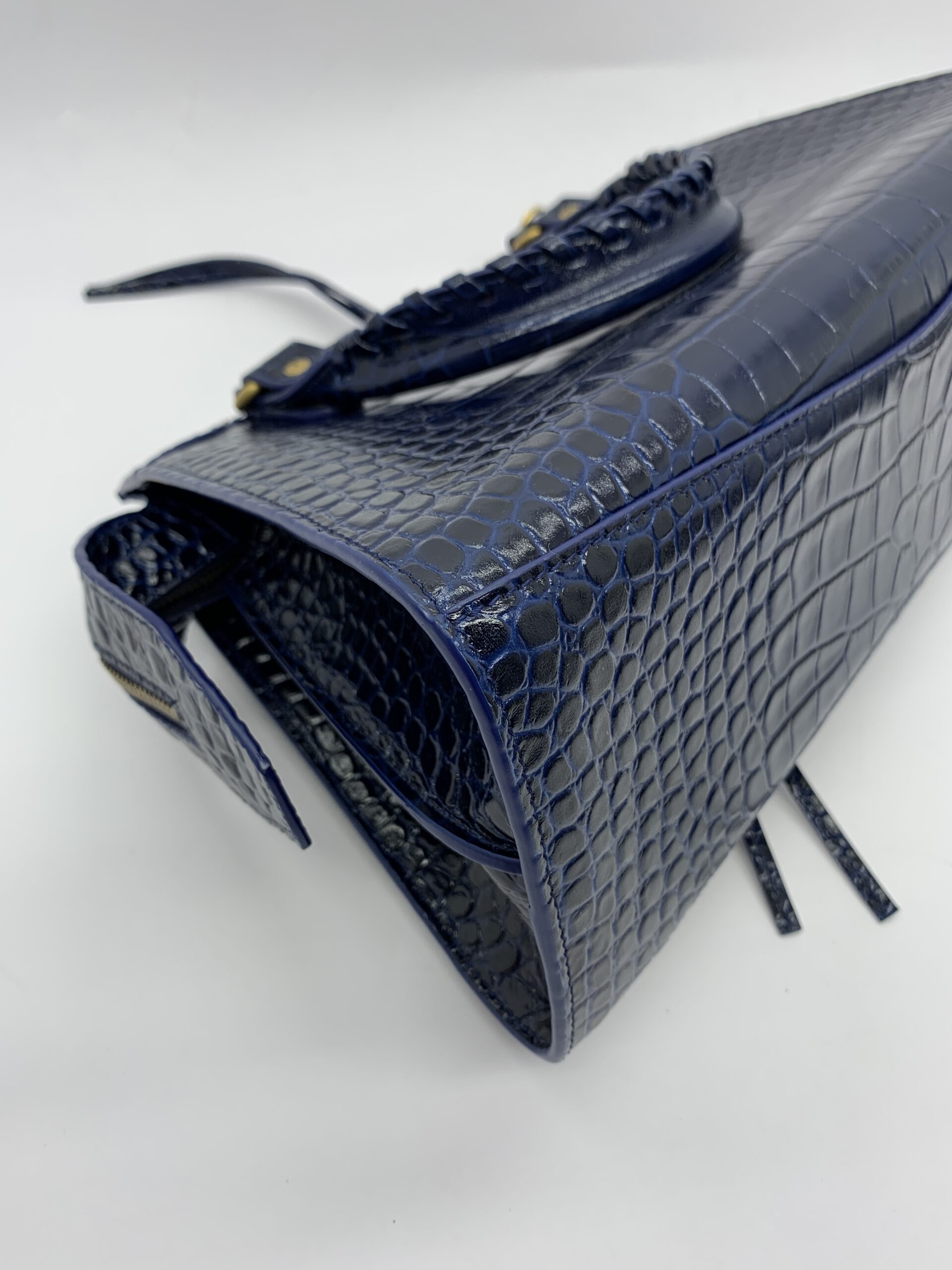 Neo Classic Small Croco Blue