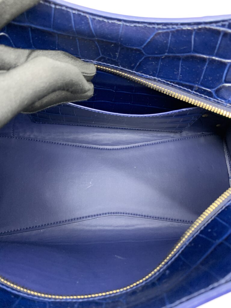 Neo Classic Small Croco Blue