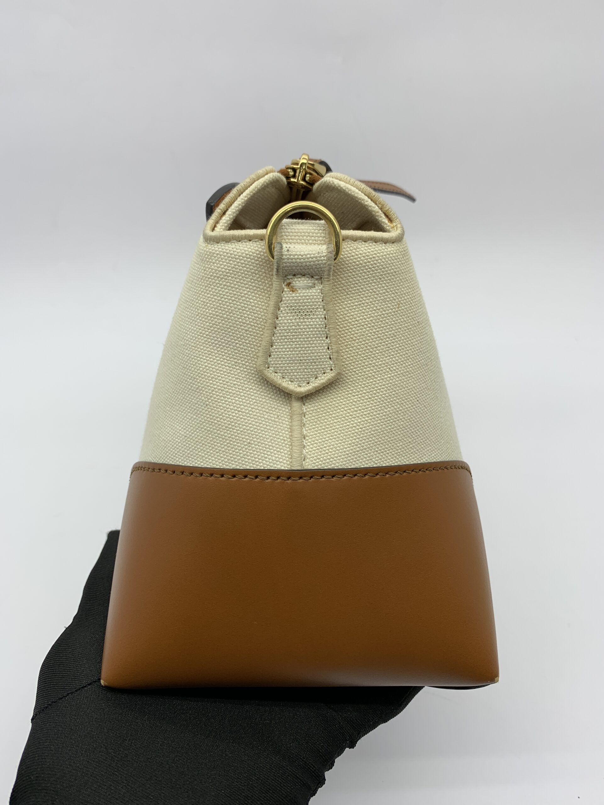 BTW Medium Canvas Mix Leather Tan