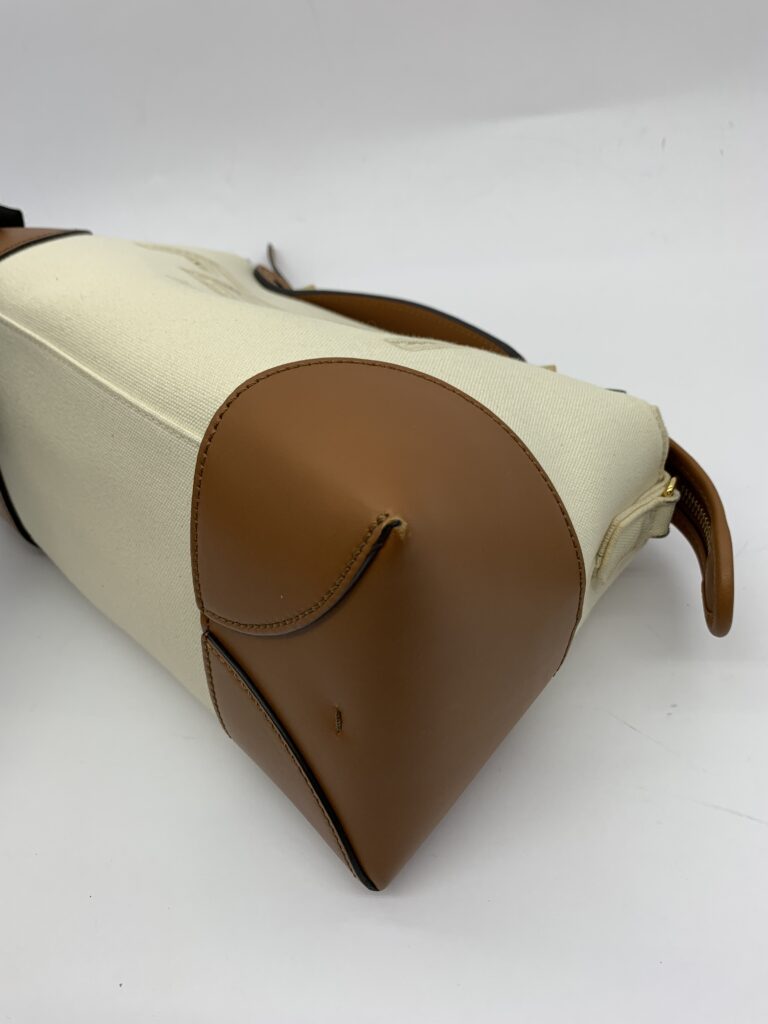 BTW Medium Canvas Mix Leather Tan