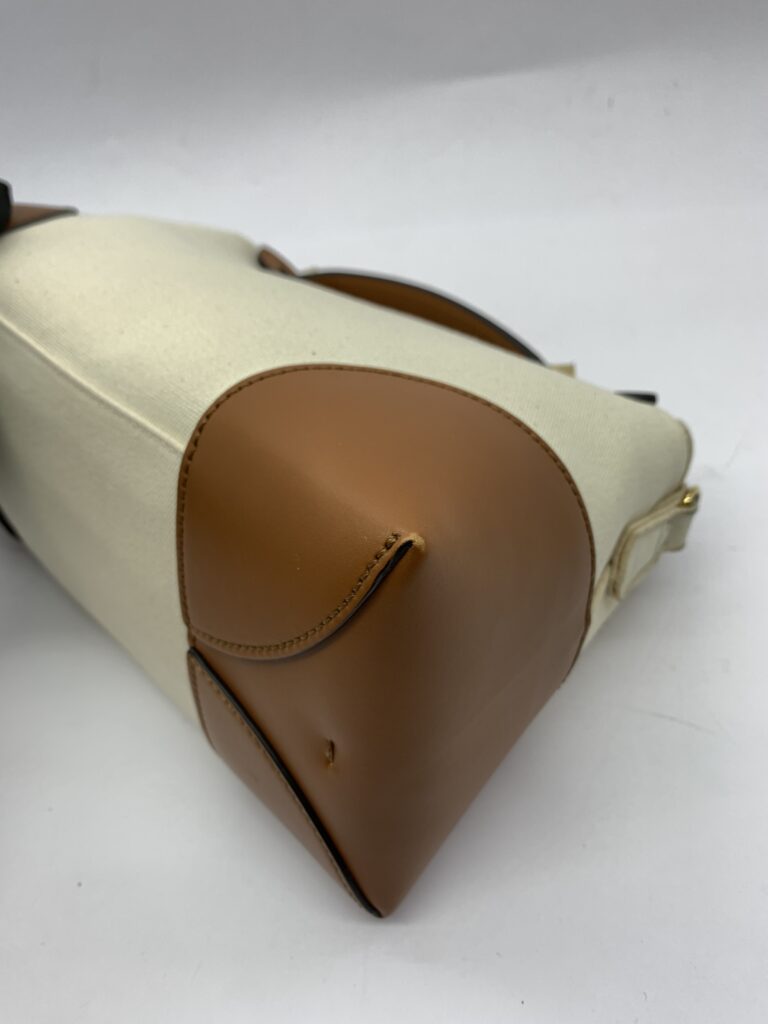 BTW Medium Canvas Mix Leather Tan