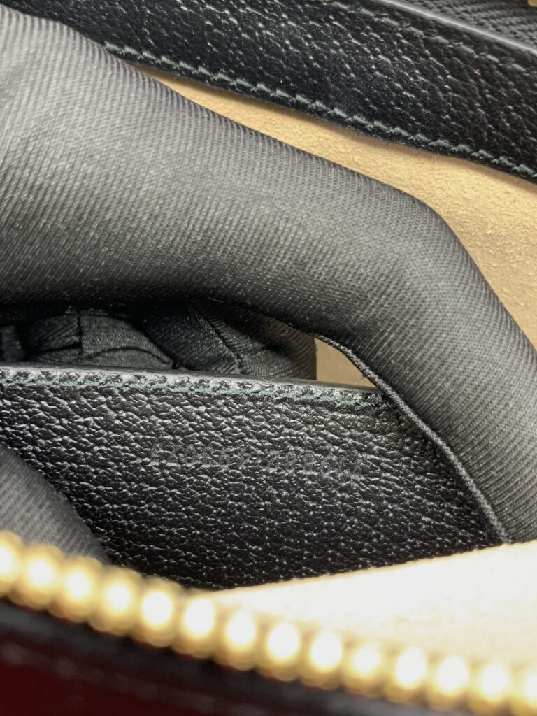 Small Ophidia Web Handle Leather Black