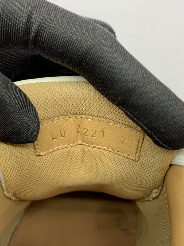 Beverly Hills Sneaker Grained Calf Monogram White