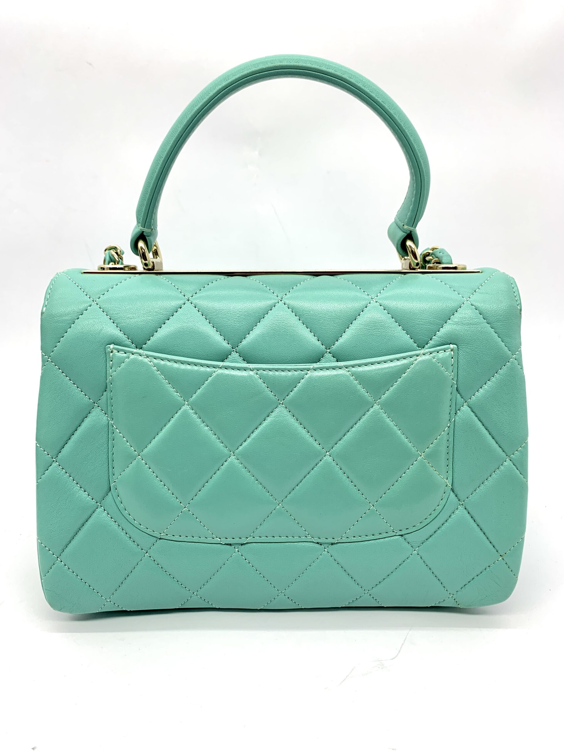 Trendy CC Lambskin Green