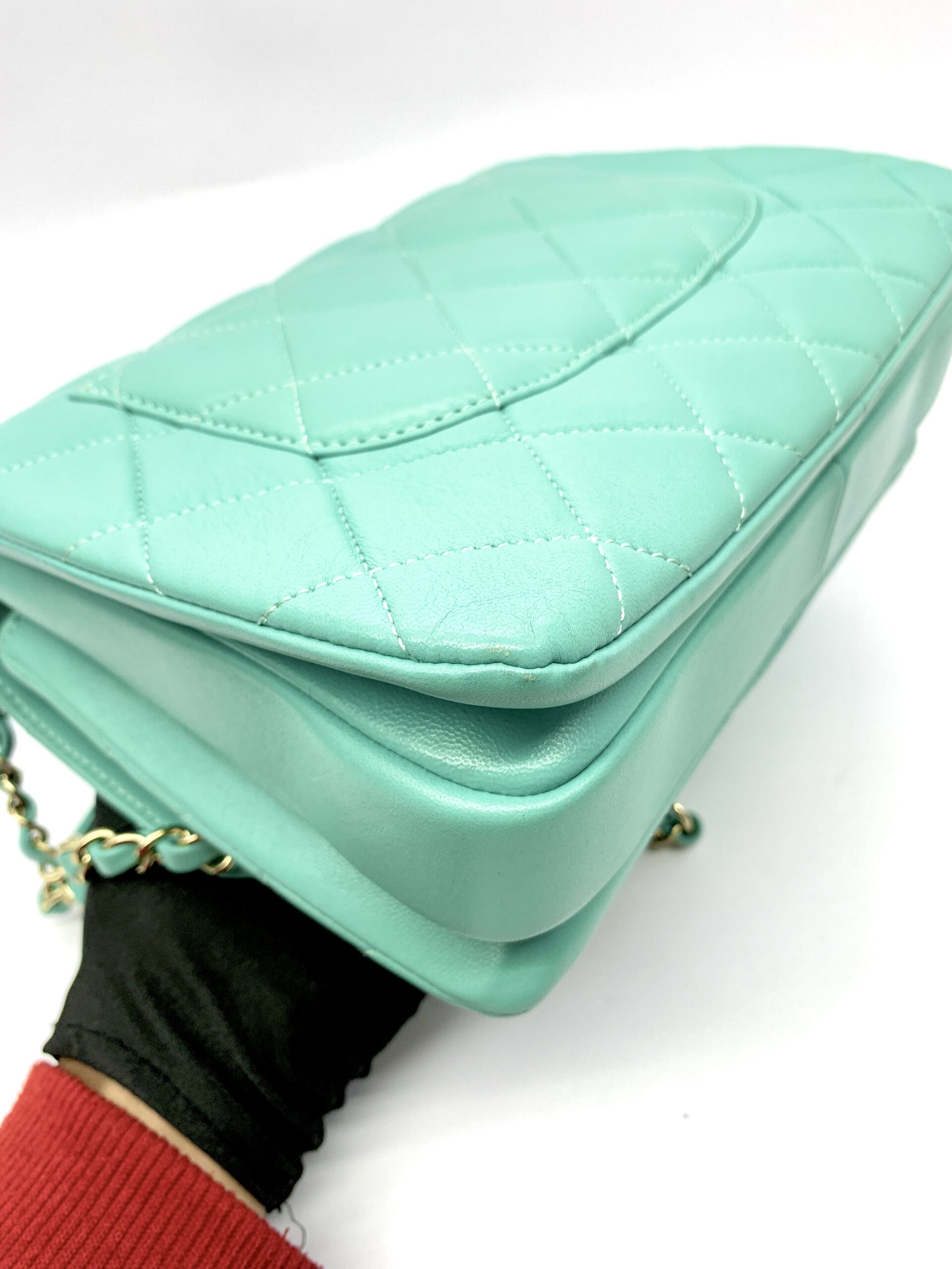 Trendy CC Lambskin Green
