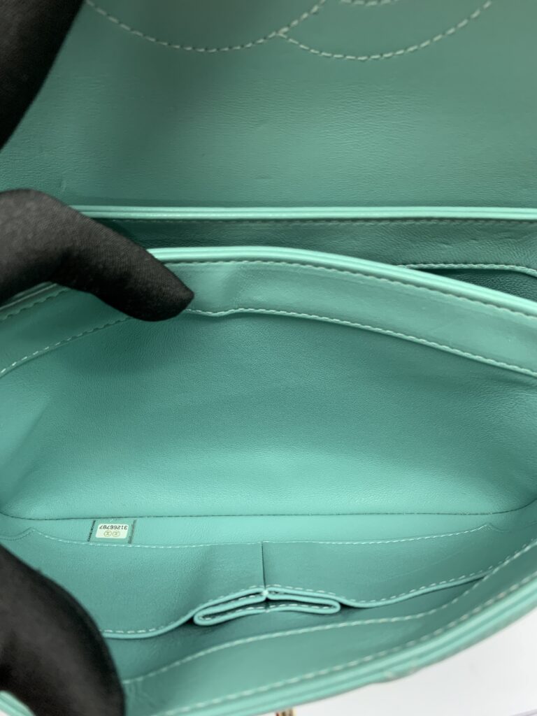 Trendy CC Lambskin Green