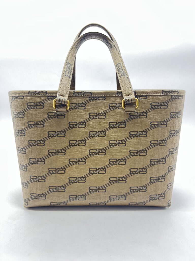 Shopper Tote Signature All‑Over Logo Brown