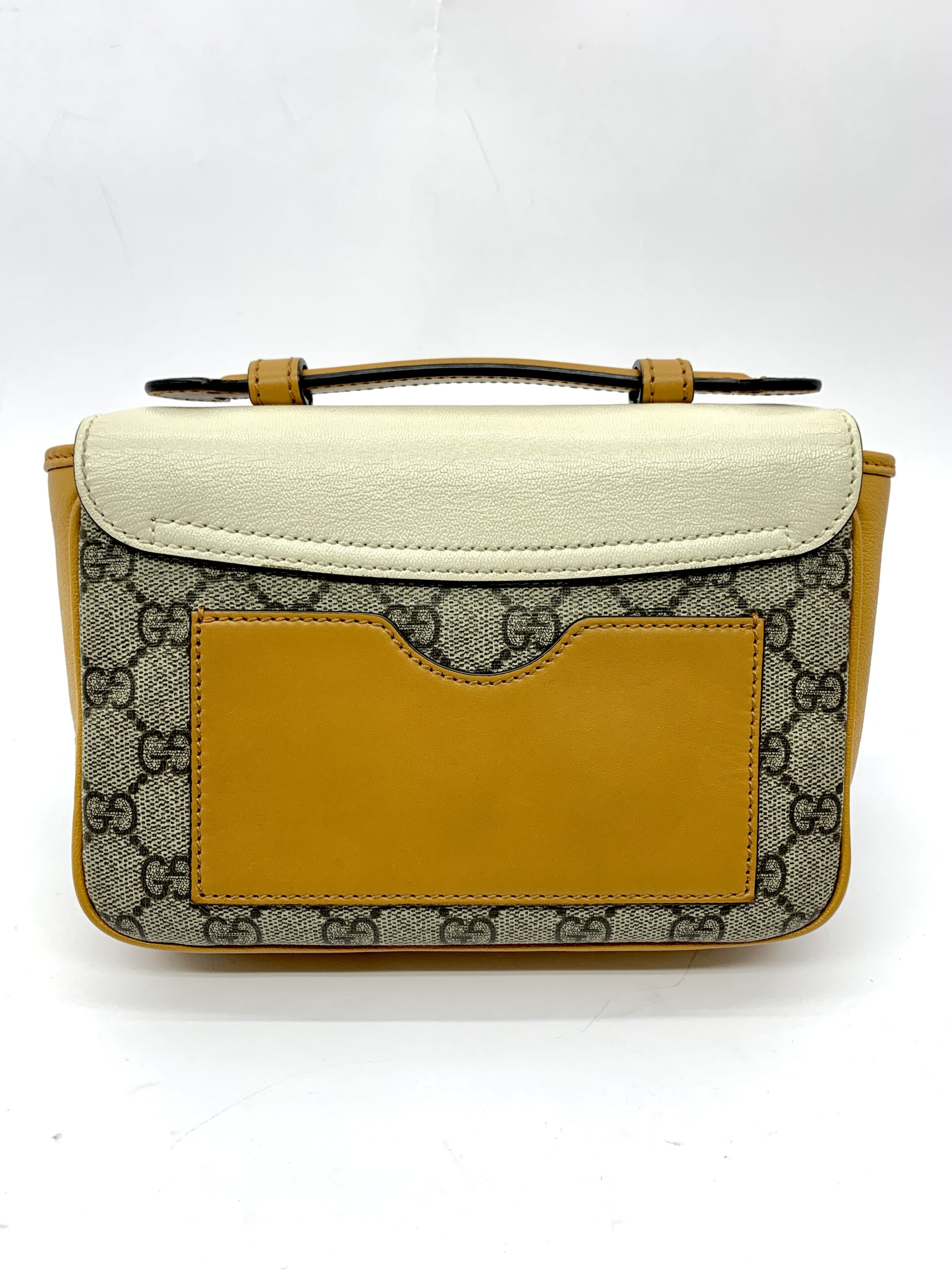 Padlock Slingbag GG Supreme Ivory Saffran