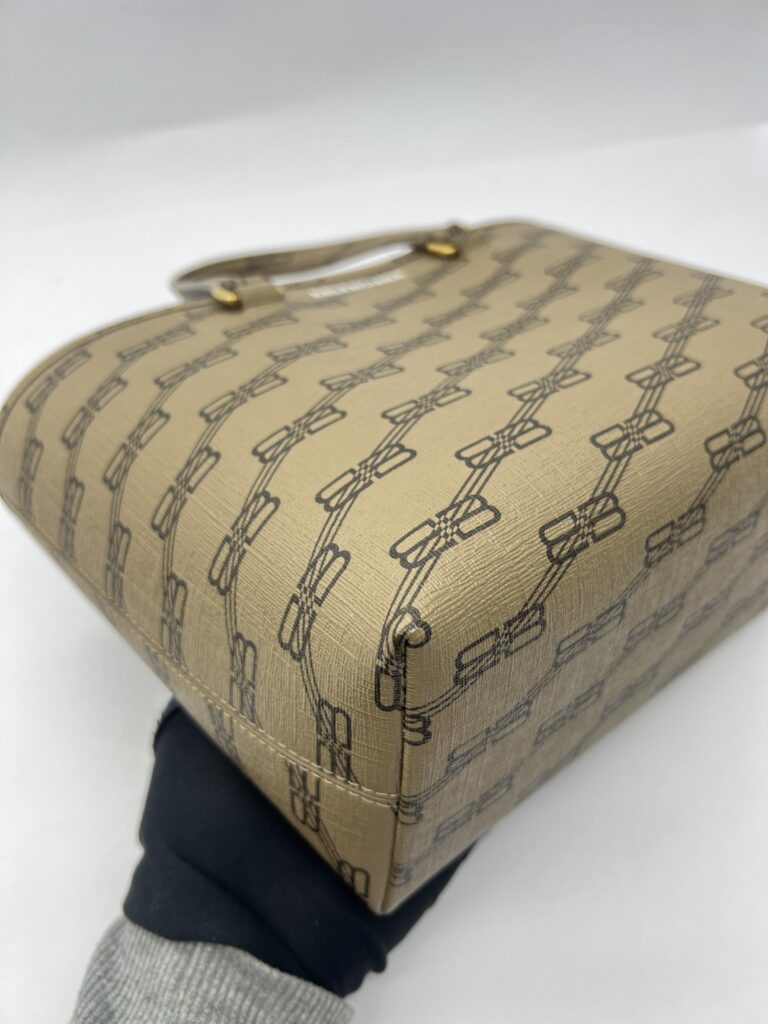 Shopper Tote Signature All‑Over Logo Brown