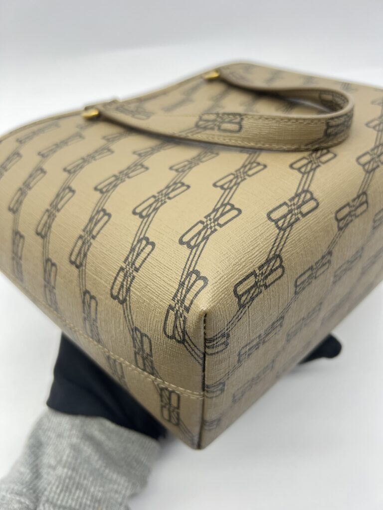 Shopper Tote Signature All‑Over Logo Brown