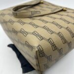 Shopper Tote Signature All‑Over Logo Brown