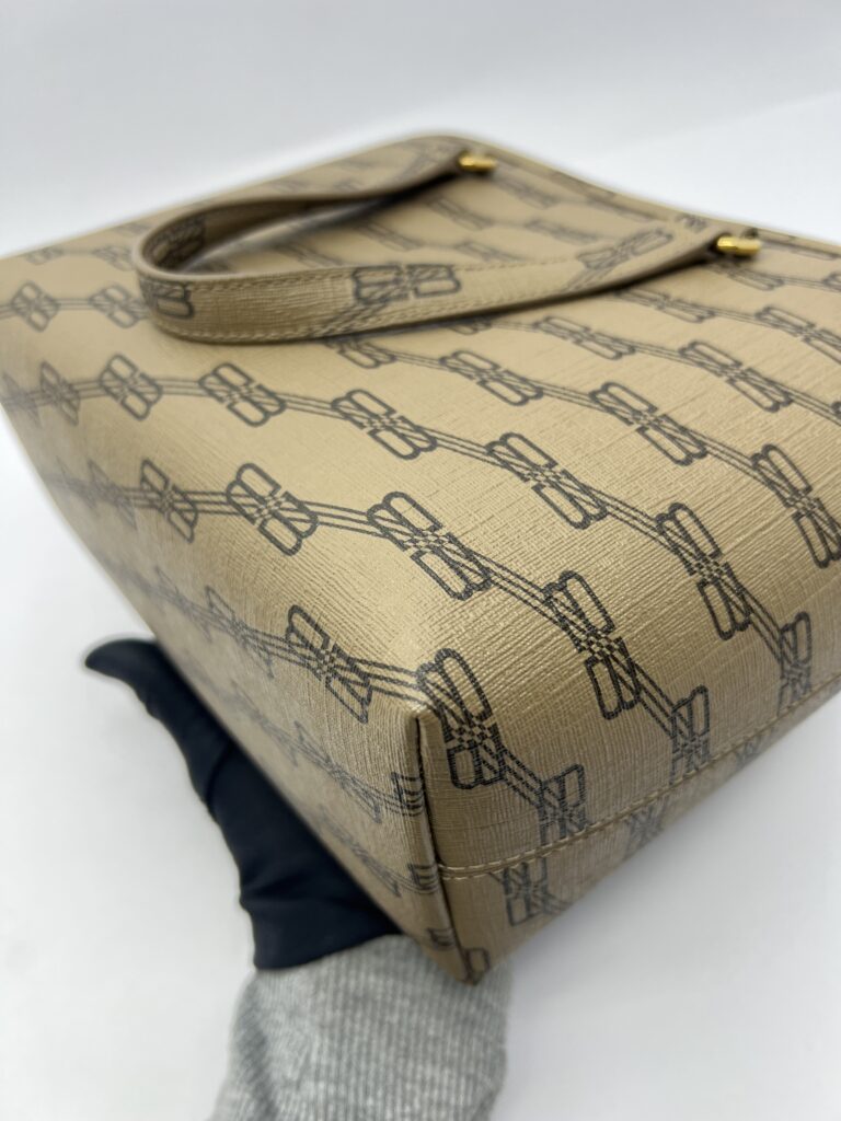 Shopper Tote Signature All‑Over Logo Brown