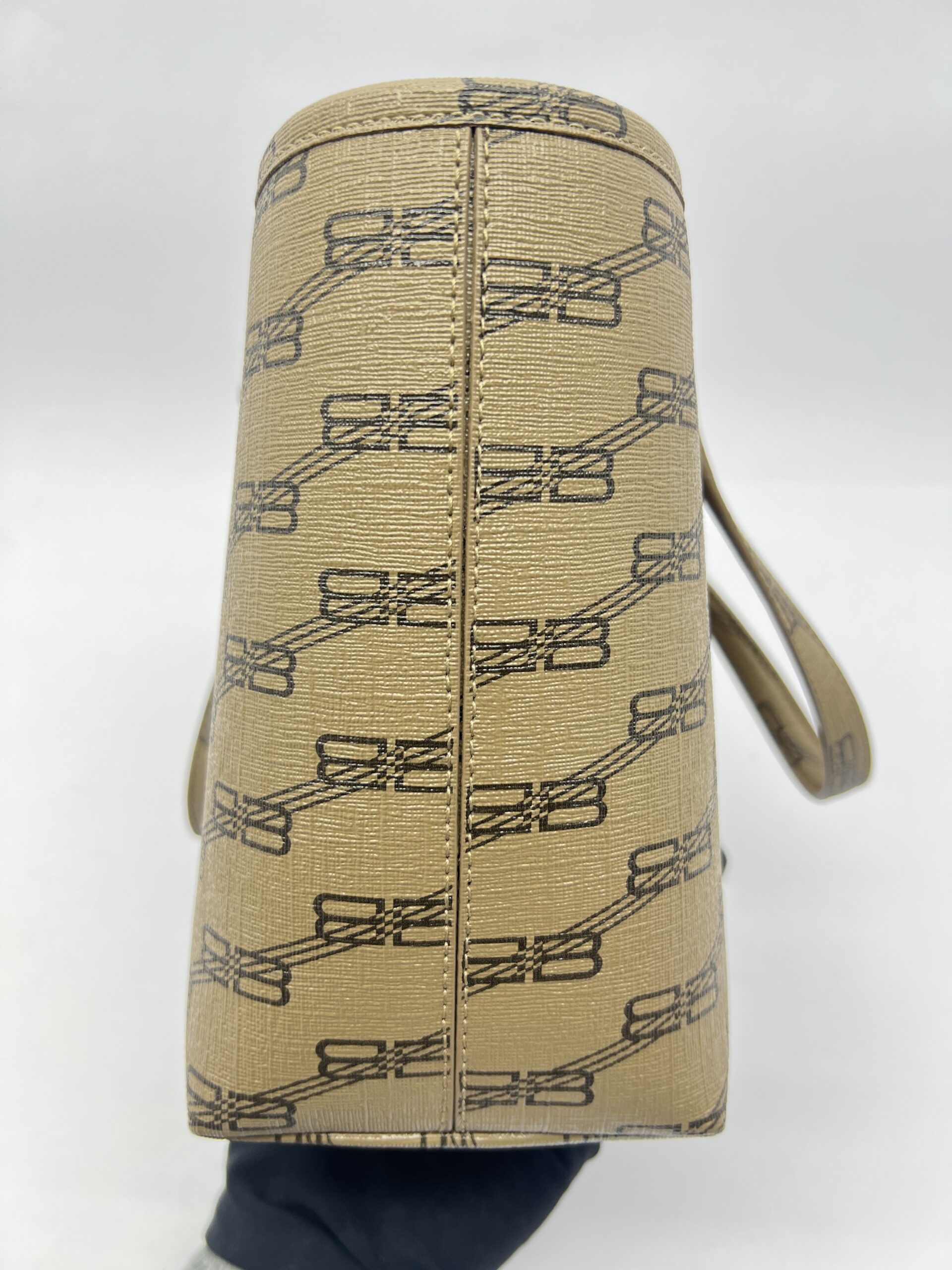 Shopper Tote Signature All‑Over Logo Brown