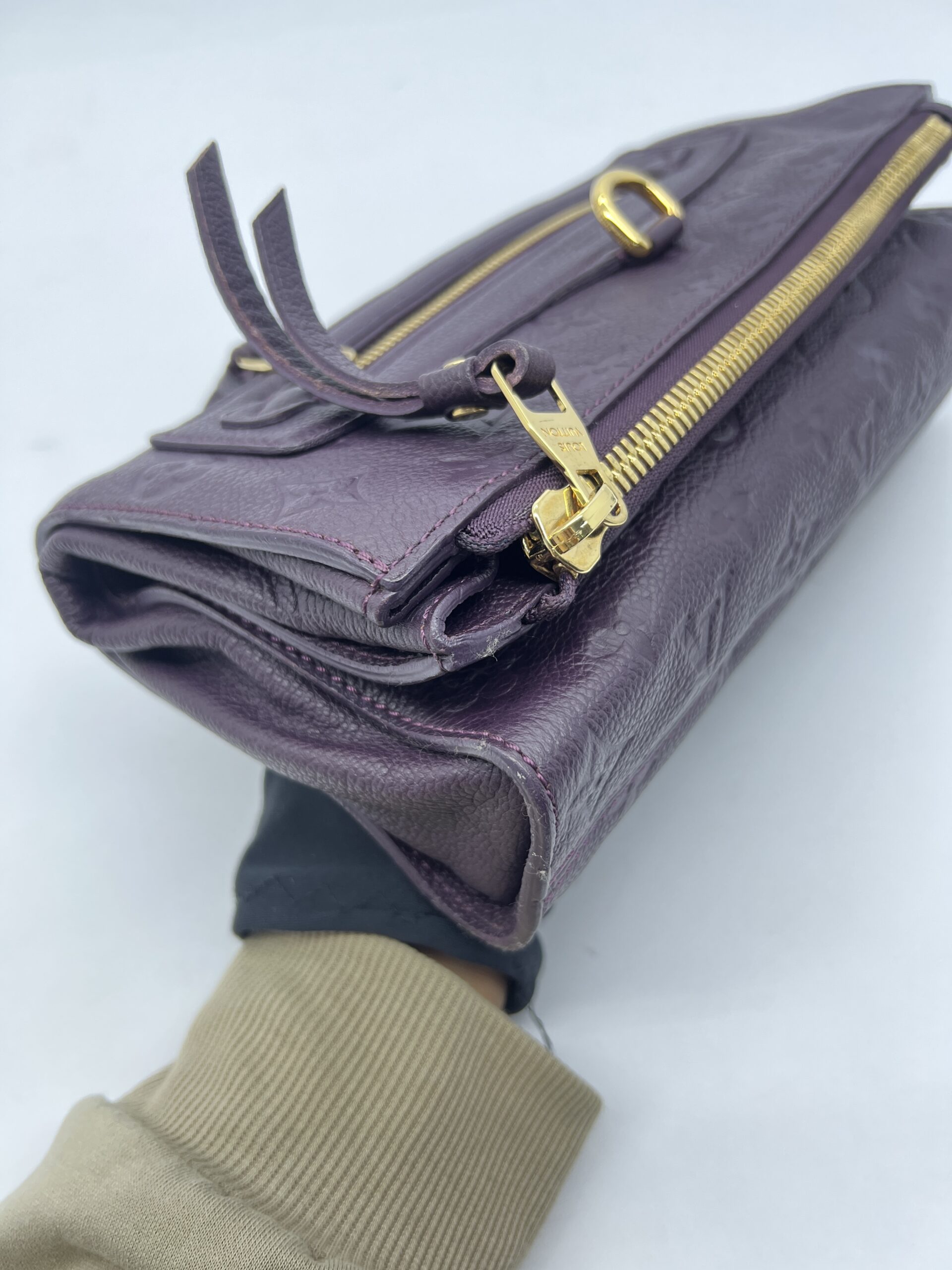 Petillante Clutch Monogram Empriente Purple Flame