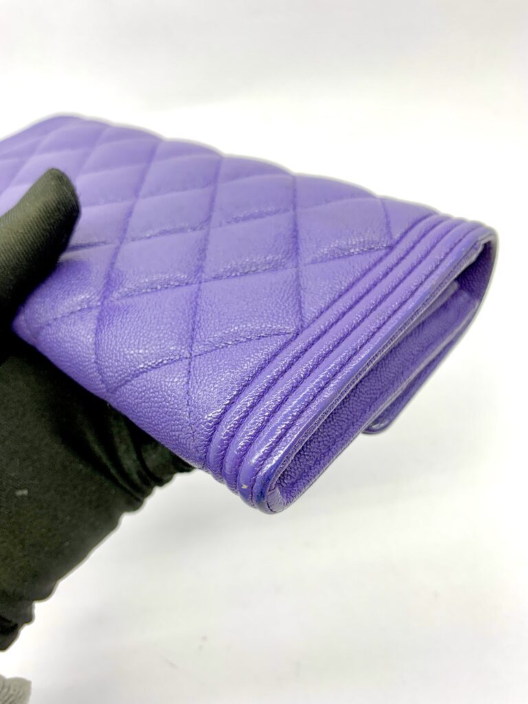 Boy Wallet Caviar Purple