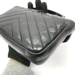 College Woc Black Crackled Leather