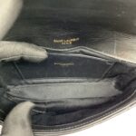 College Woc Black Crackled Leather