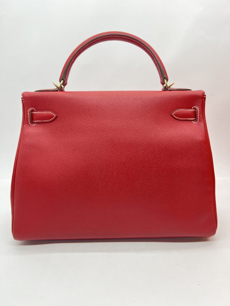 Kelly 32 Epsom Rouge Casaque