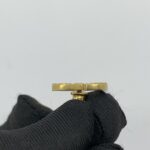 CD Earrings Gold Crystal