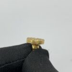 CD Earrings Gold Crystal