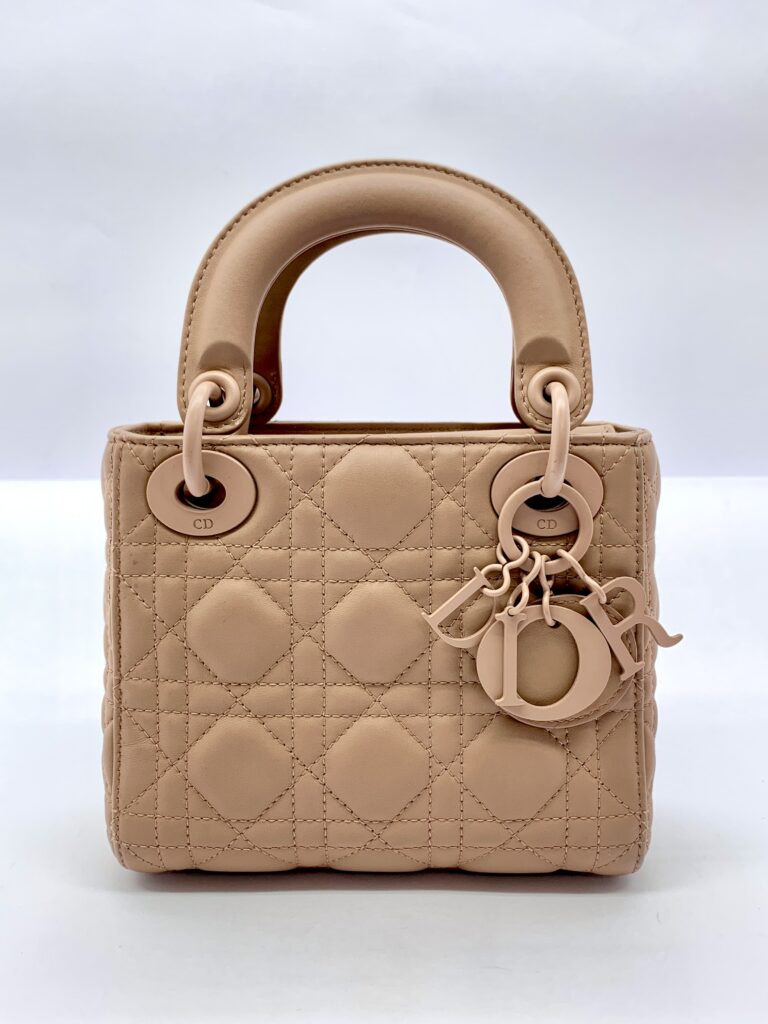 Lady Dior Mini All Nude Matte