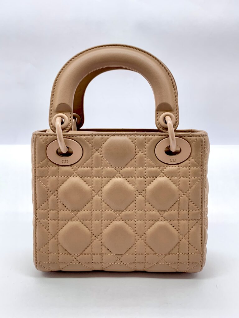 Lady Dior Mini All Nude Matte