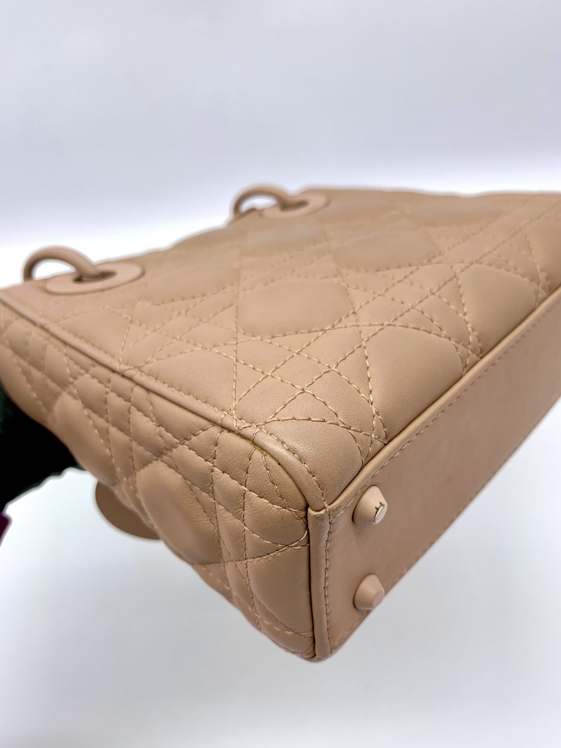 Lady Dior Mini All Nude Matte