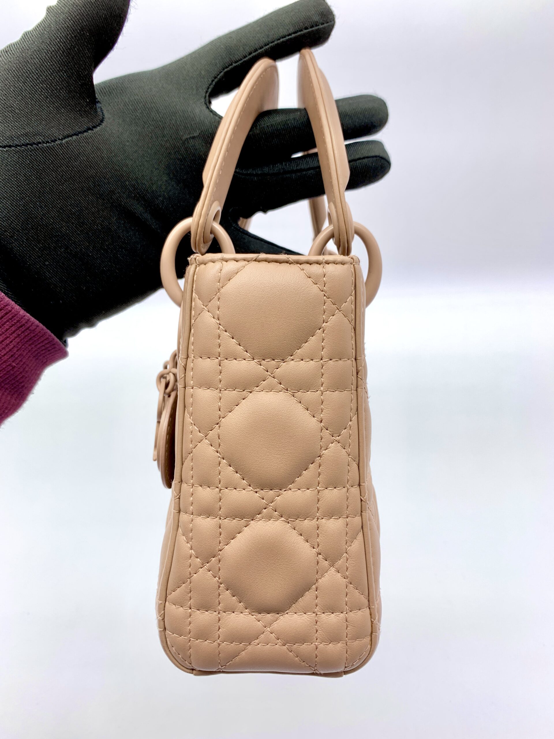 Lady Dior Mini All Nude Matte