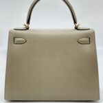 Kelly 28 Epsom Gris Etain