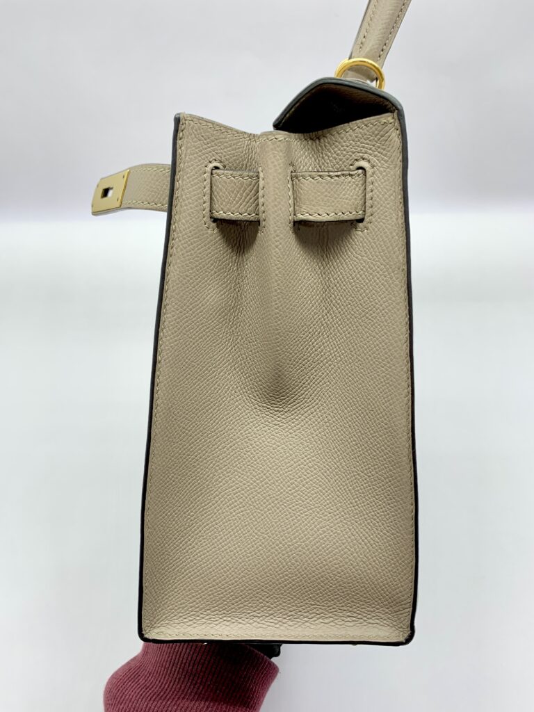 Kelly 28 Epsom Gris Etain