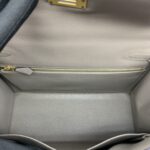 Kelly 28 Epsom Gris Etain