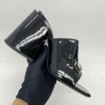 Lexi Horsebit Patent Black