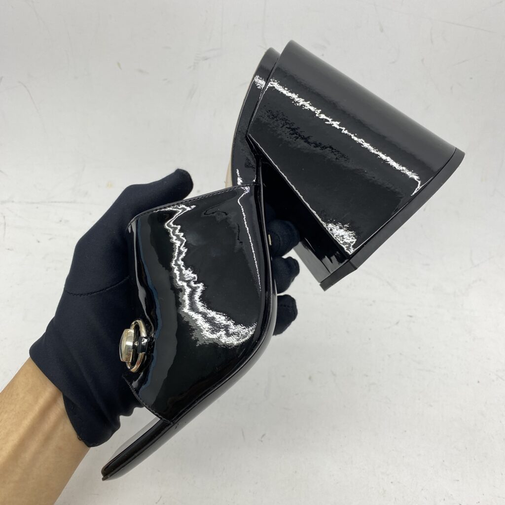 Lexi Horsebit Patent Black