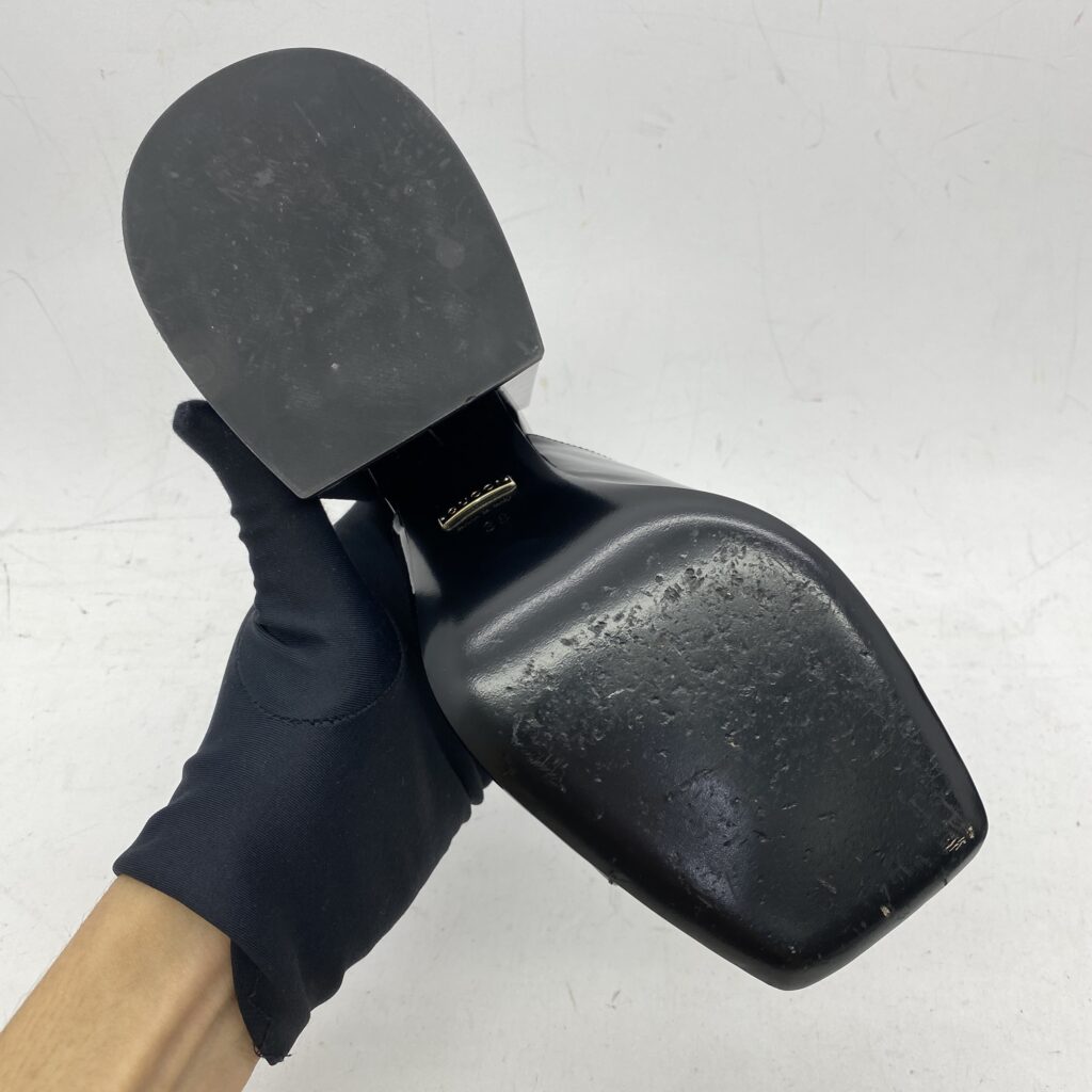 Lexi Horsebit Patent Black