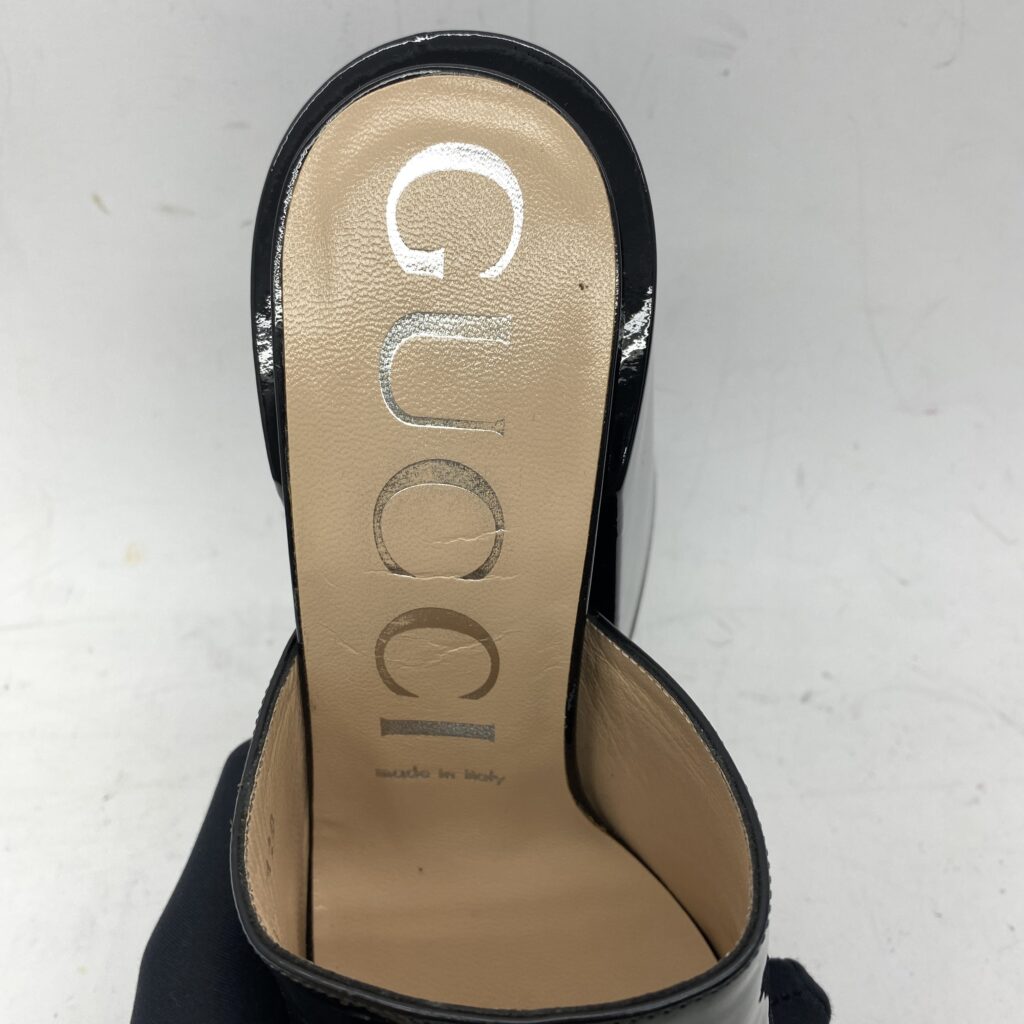 Lexi Horsebit Patent Black