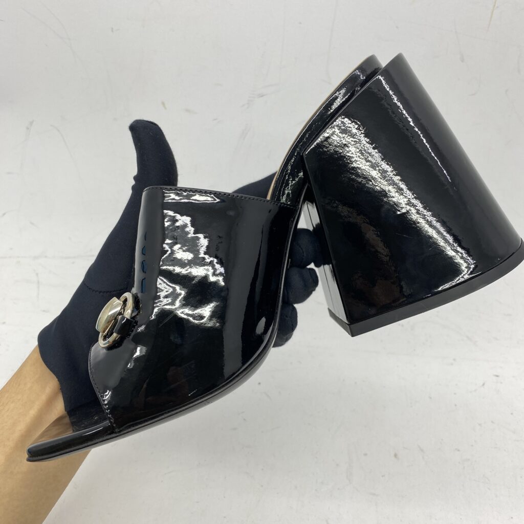 Lexi Horsebit Patent Black