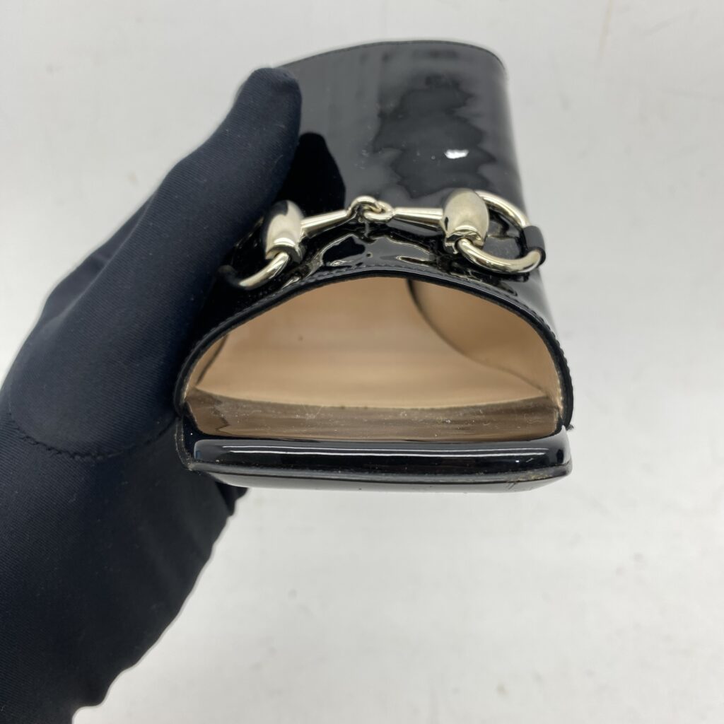 Lexi Horsebit Patent Black