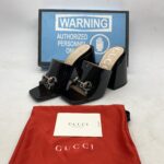 Lexi Horsebit Patent Black