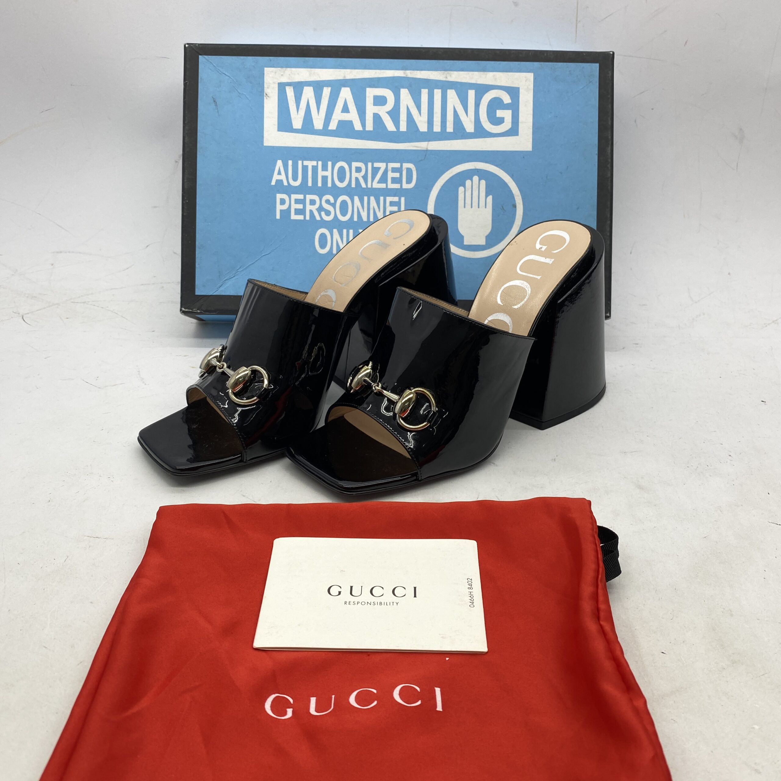 Lexi Horsebit Patent Black