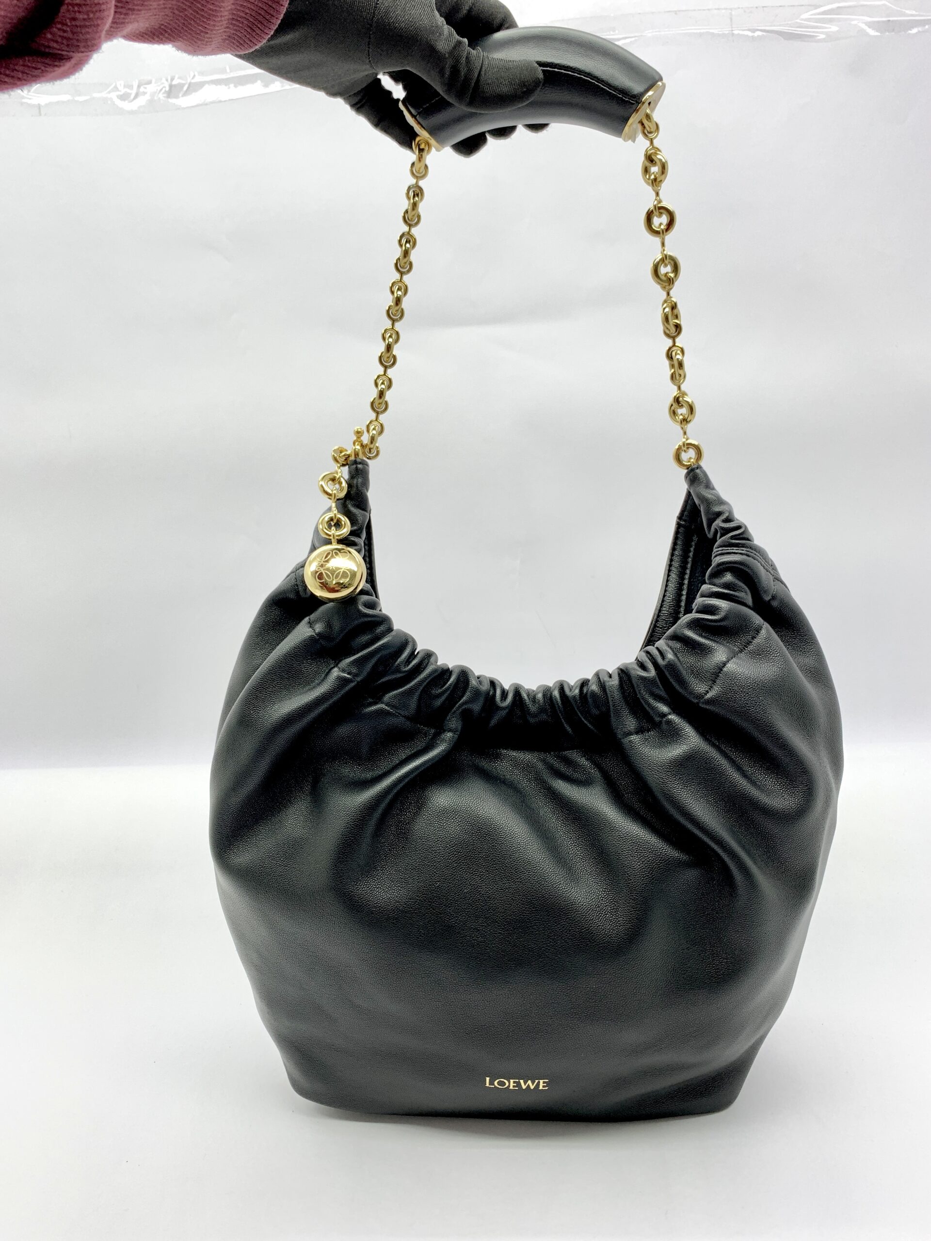 Squieeze Small Lambskin Black