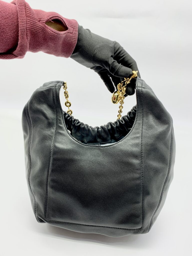 Squieeze Small Lambskin Black