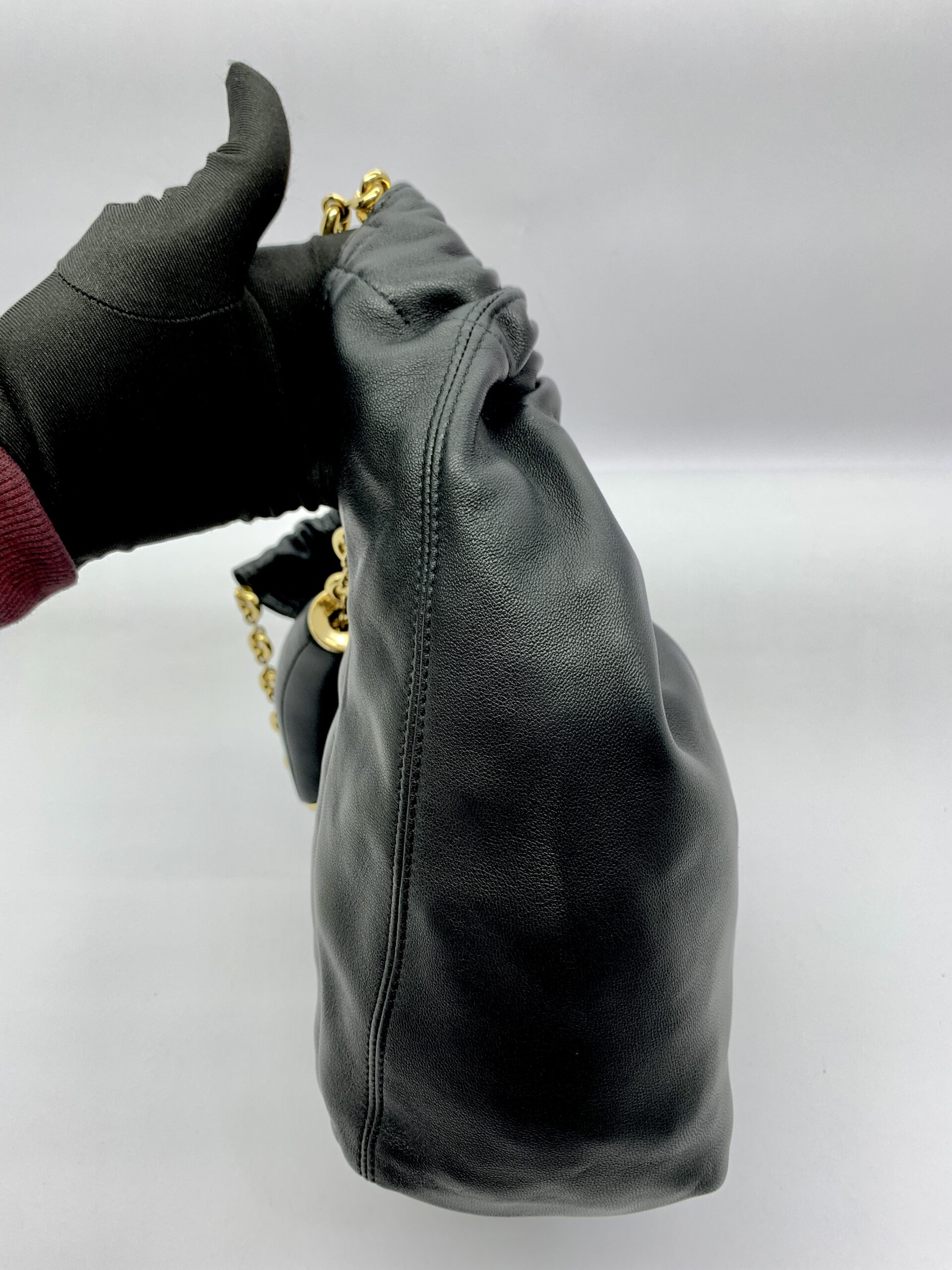 Squieeze Small Lambskin Black