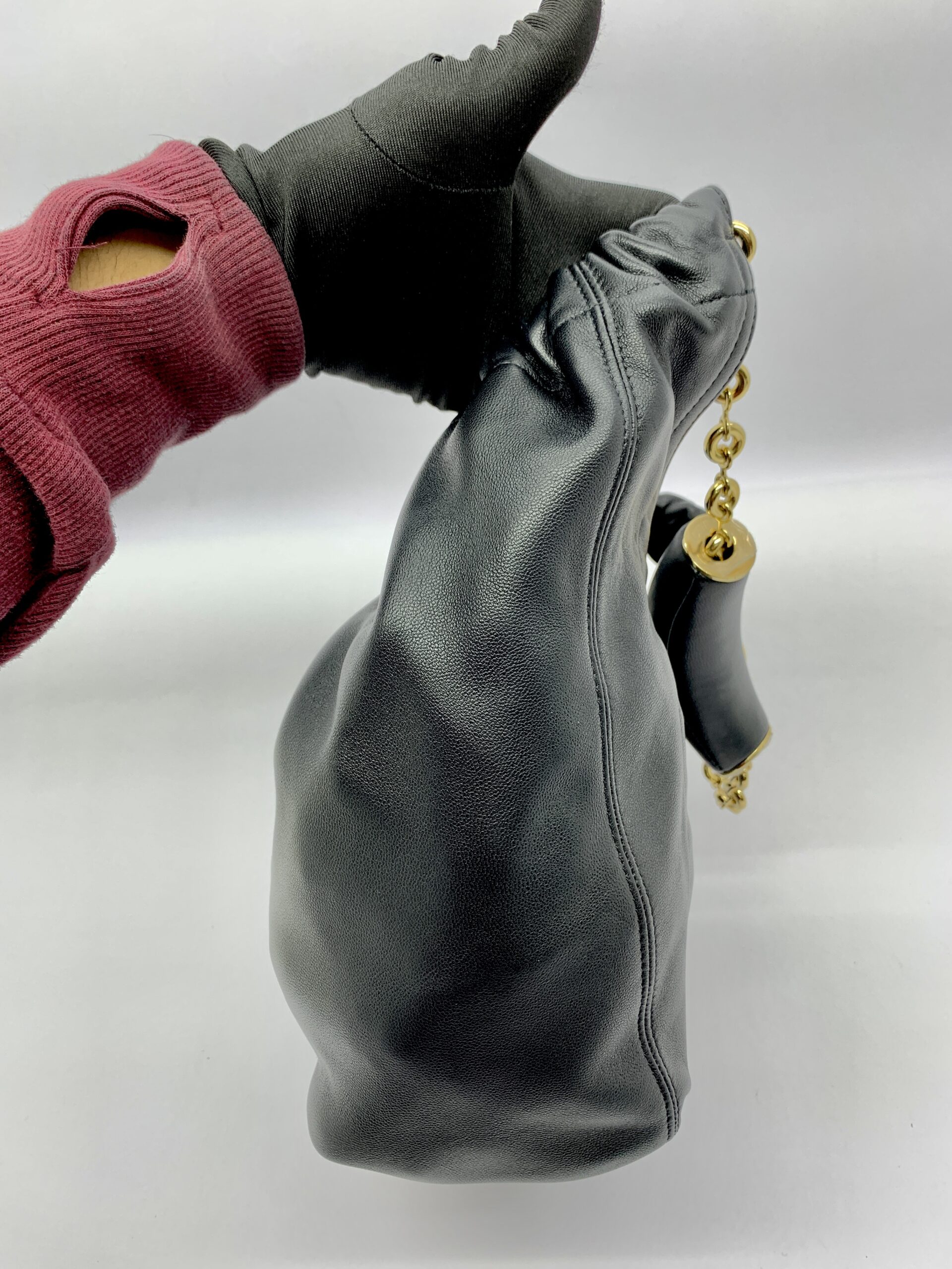 Squieeze Small Lambskin Black