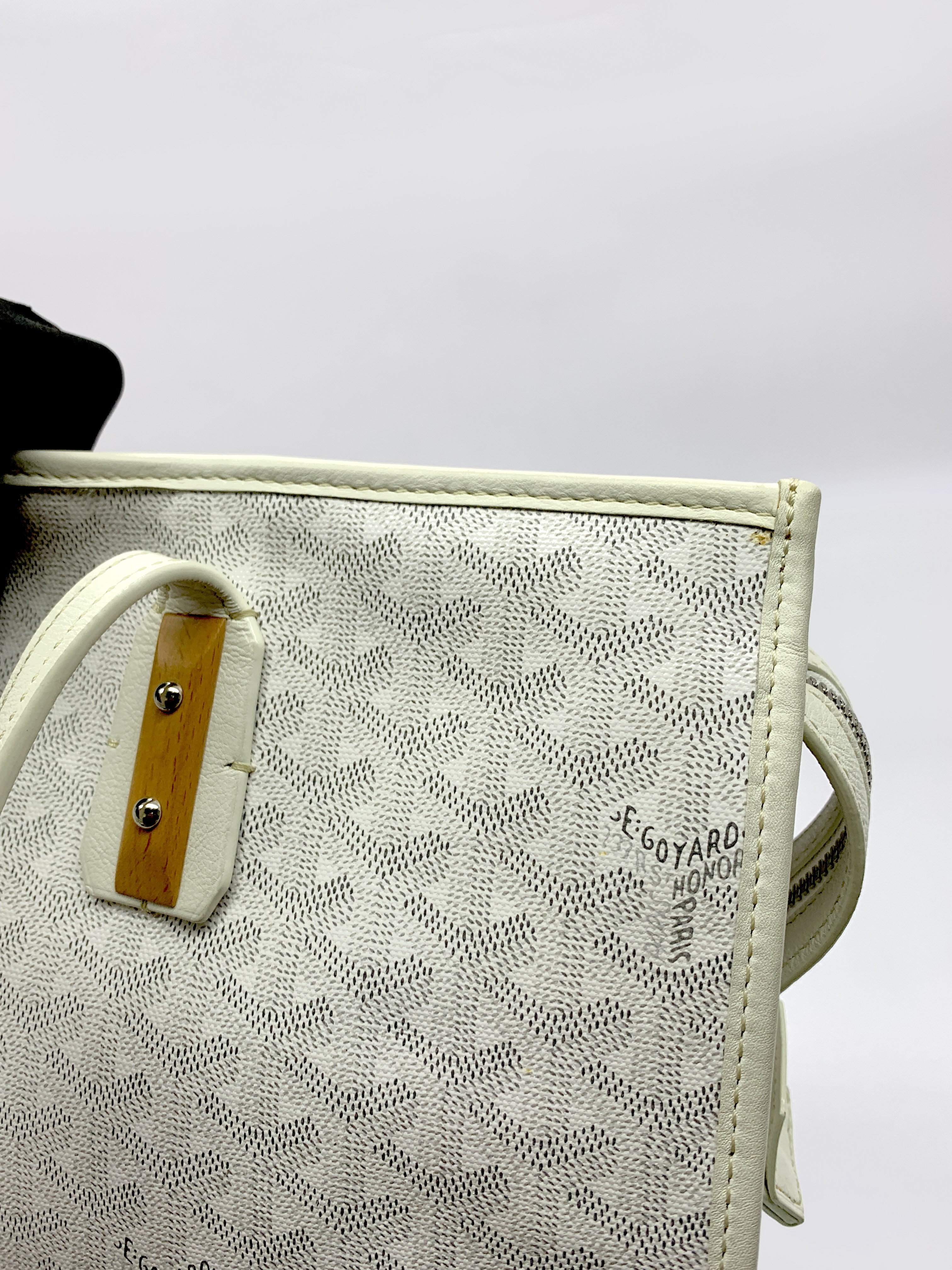 Marquises Tote Goyardine Blanc